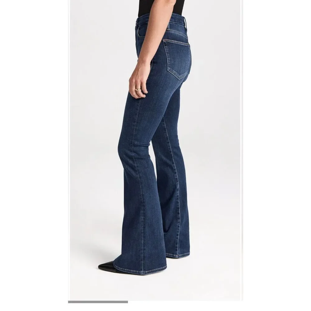 FRAME Le Pixie Super High Flare Women’s Size 33 - Picture 2 of 6